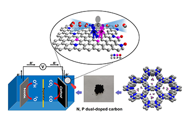 Covalent Triazine Frameworks-derived N,P Dual-doped Porous Carbons for Highly Efficient Electrochemical Reduction of CO2 2011-3118